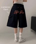 [Miracle Pants Series] Elfie Bermuda Denim Shorts 