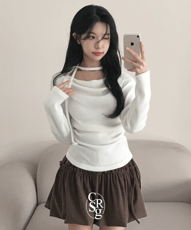 【🍷年末約會】Strap Drape Top