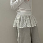 [Trending in South Korea] Cancan Wrap Skirt