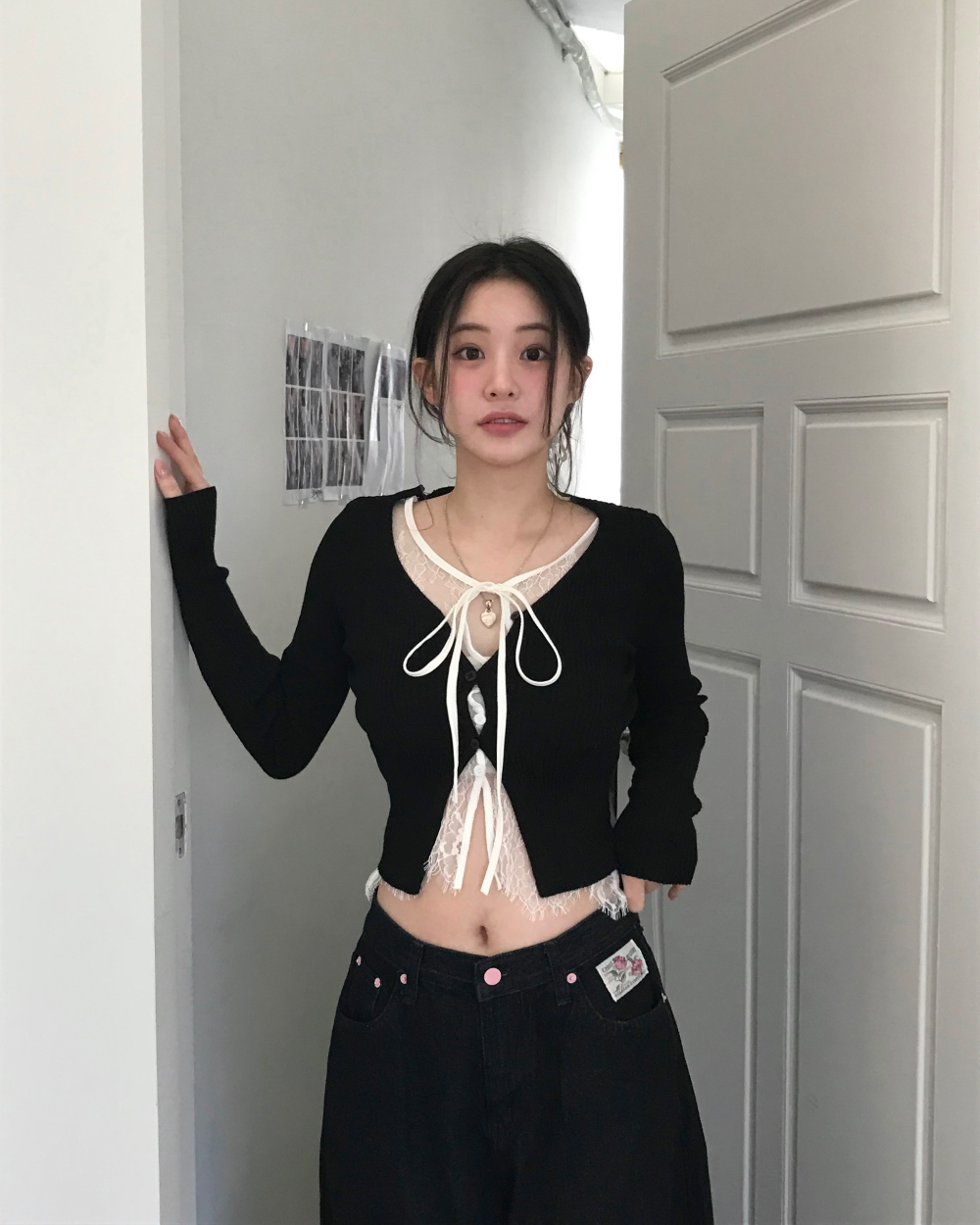 【🖤韓網爆款】Day Layer Lace Top