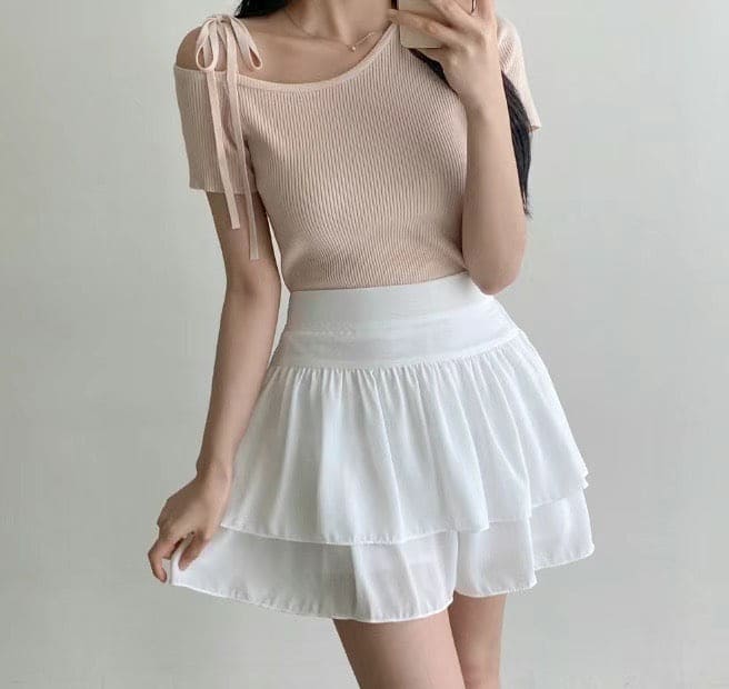 【🩰Ballet Core】Fairy Cancan Mini Skirt 