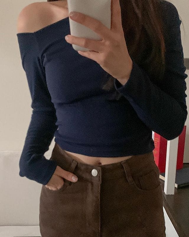 Slide Off Shoulder Top 