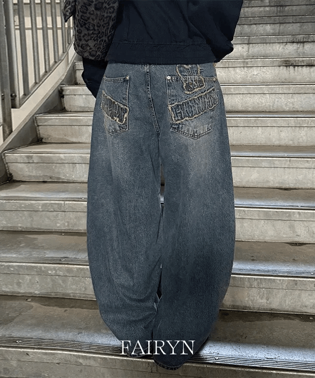 Bunny Vintage Baggy Jeans