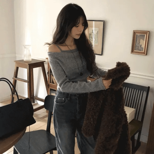 【🌸Spring Fresh Style】Drape Fleece Top 