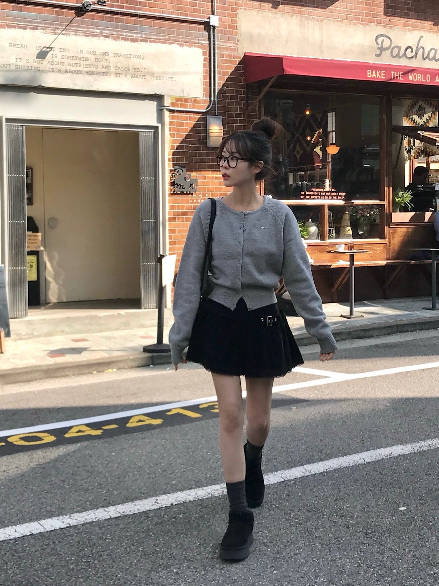 【🩶Daily】Label Cardigan 