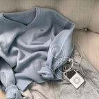 【🌷New Spring Arrivals】Label V-Neck Knit 