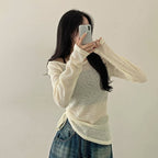 【🍂y2k autumn】Unbalanced Charm Knit 