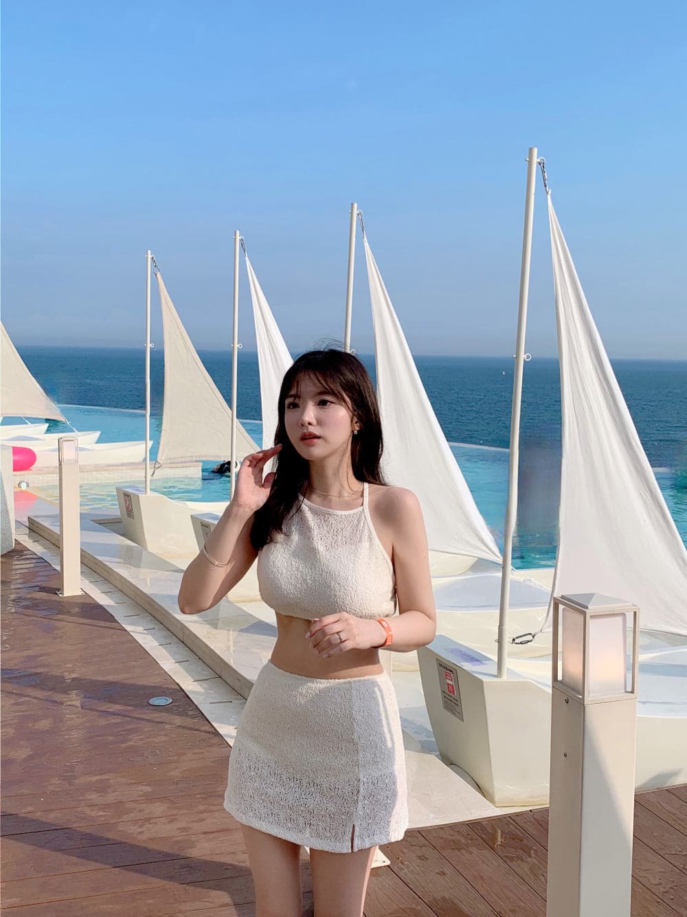 【Elegant and Sweet】Ballet Skirt Bikini 