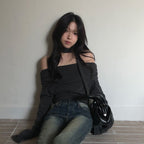 【🗝️Date Essential】Stripe Off Shoulder Set 