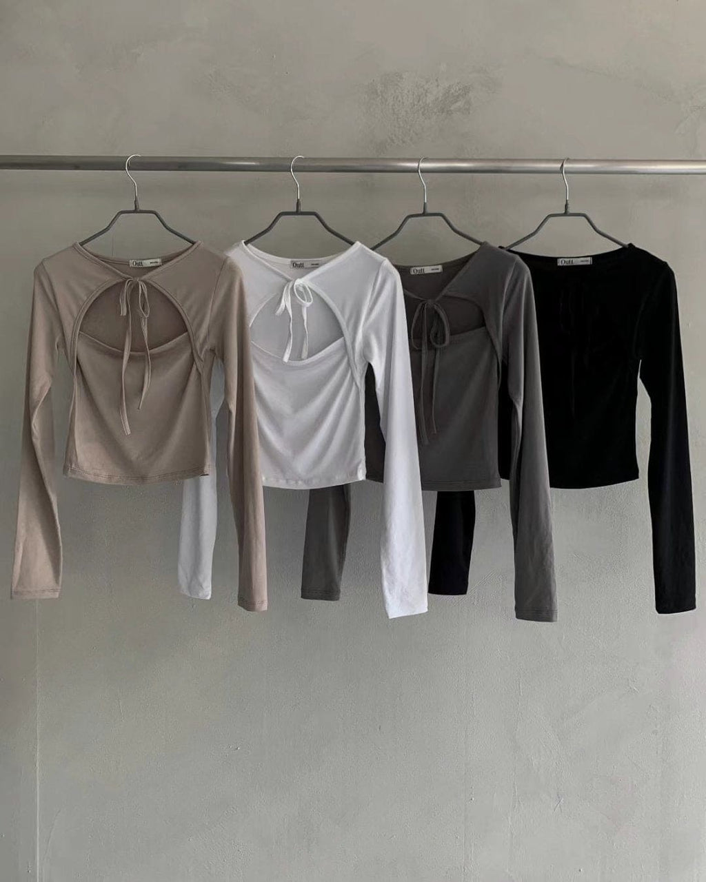 【🩶Korean Style Sexy】Ribbon Top 