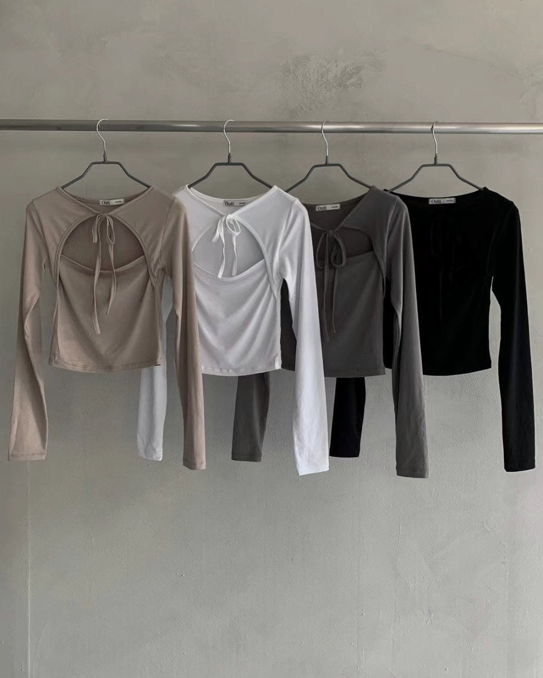 【🩶Korean Style Sexy】Ribbon Top 