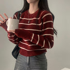 【🍷Christmas &amp; New Year PICK】Striped Warm Loose Knit Sweater 