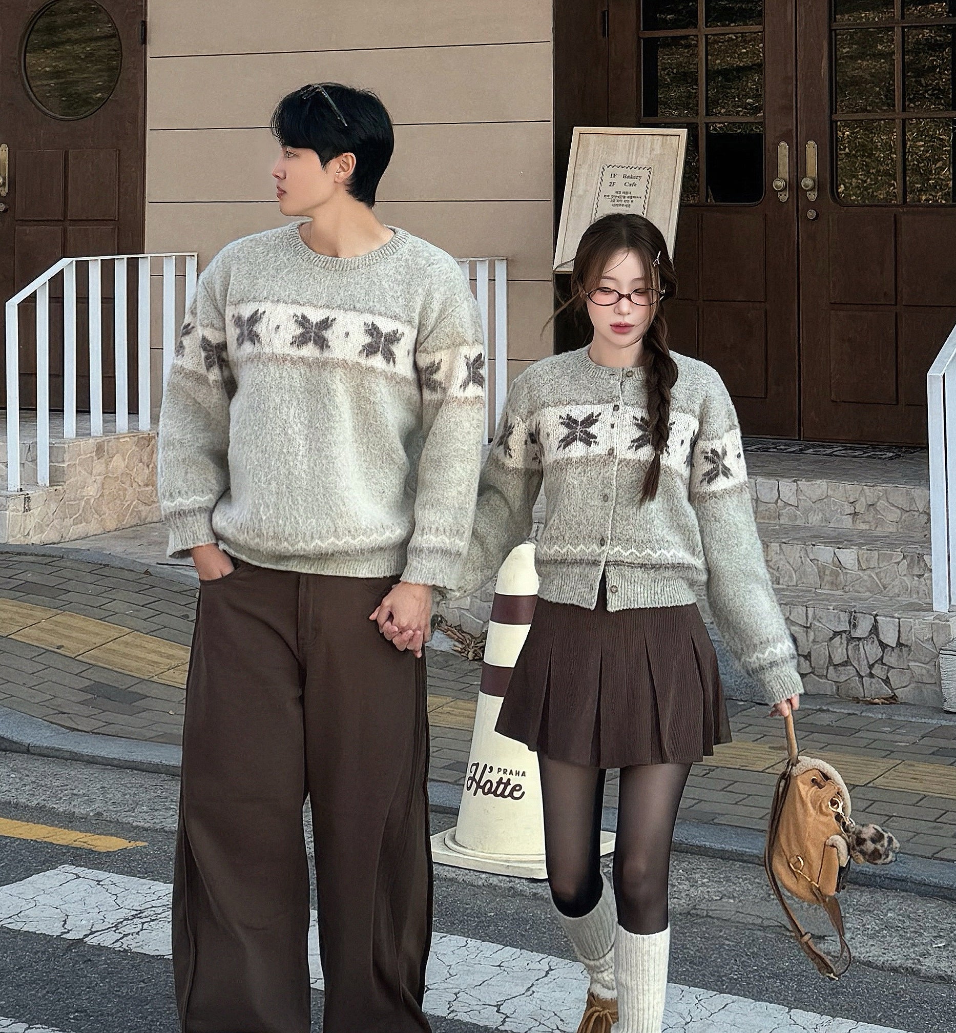 【☃️情侶裝】Snowflake Angora Knitwear