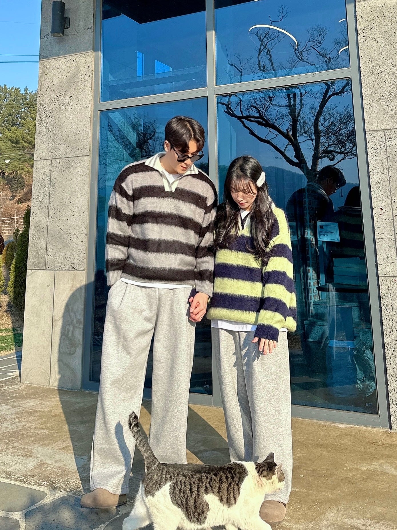 【🎅🏻情侶裝】Stripe Rugby Knitwear