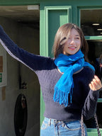 【🌷Soft】Pretzel Cable U-Neck Knit