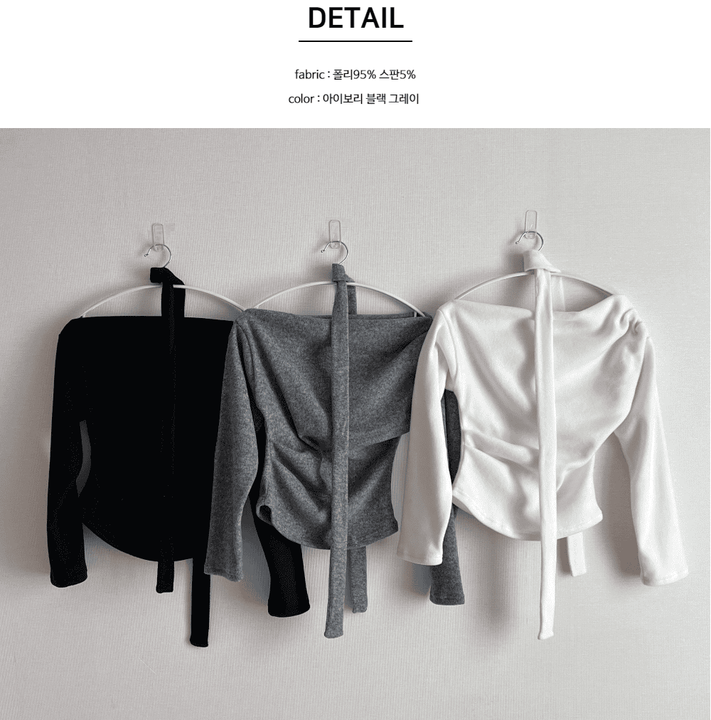 【Sweet Snowflakes】Off-Shoulder Tie Set 