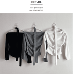 【Sweet Snowflakes】Off-Shoulder Tie Set 