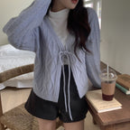 Palette Eyelet Ribbon Cardigan