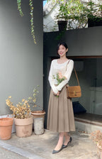 【🌷Soft】Pretzel Cable U-Neck Knit