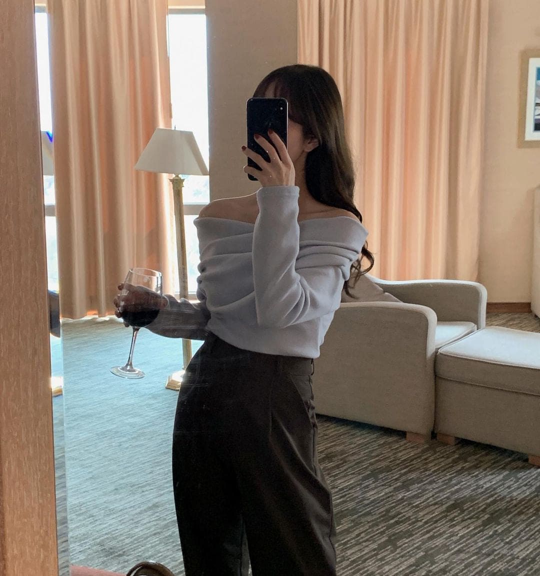 Natural Mood Wrap Top