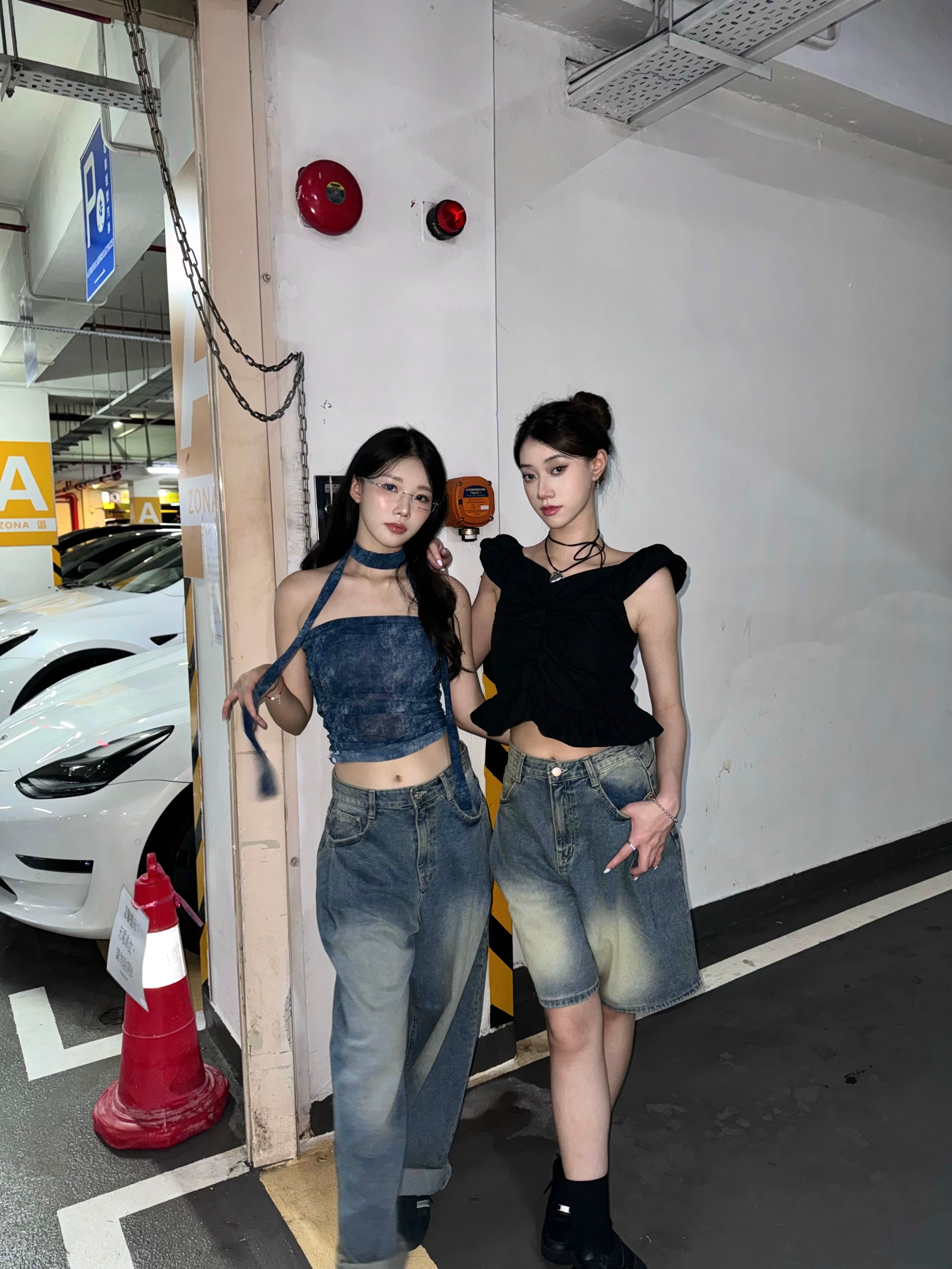 【y2k vibe】Tie-Dye Scarf Set 