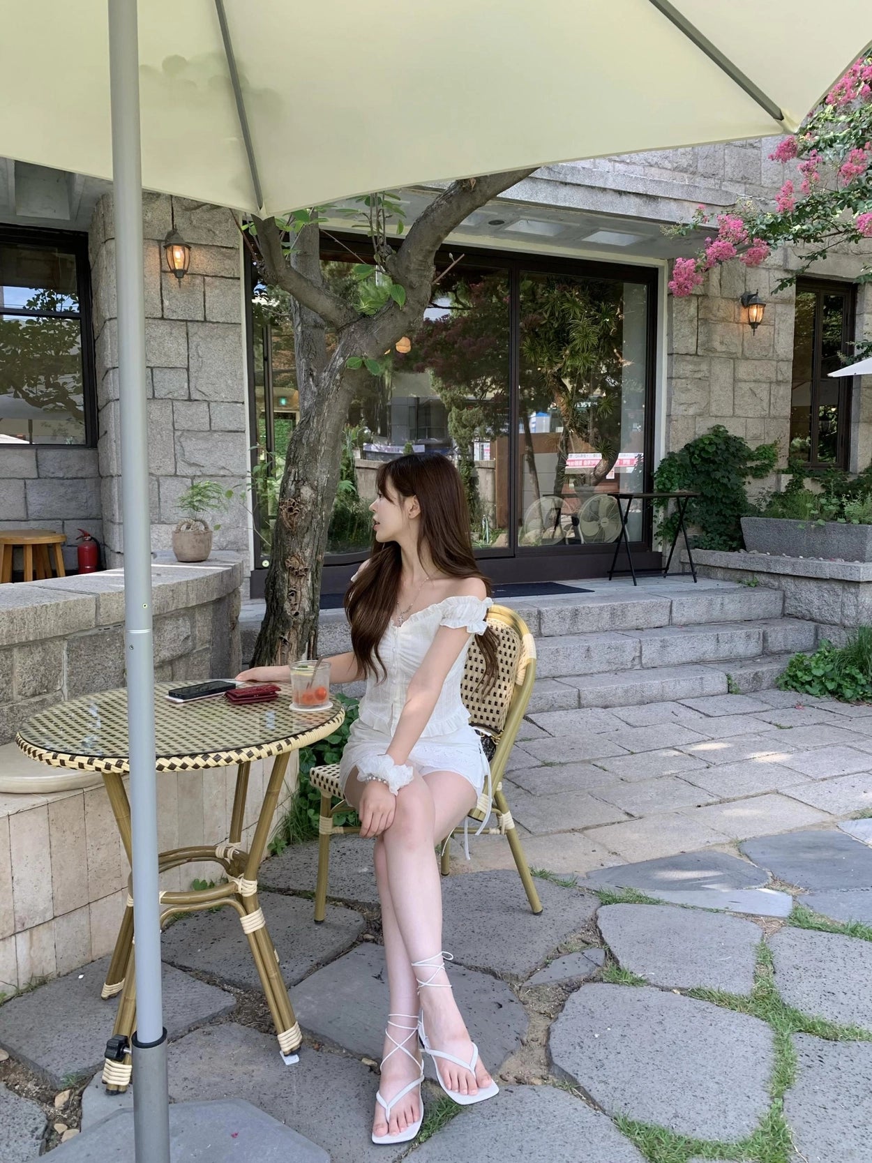 【🤍Summer Sweetheart】Punching Lap Skirt 