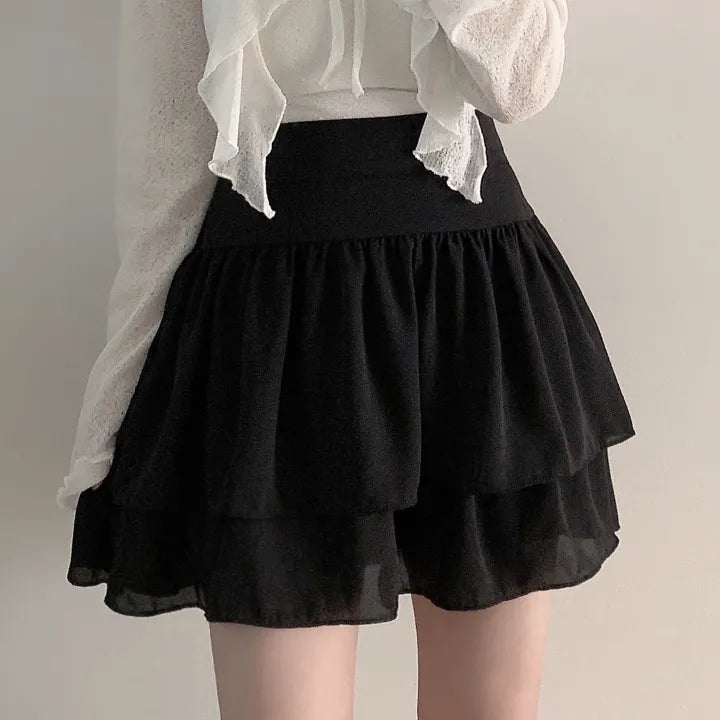 【🩰Ballet Core】Fairy Cancan Mini Skirt 