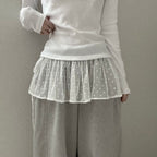 [Trending in South Korea] Cancan Wrap Skirt