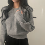 【🍷Christmas &amp; New Year PICK】Warmer Crop Knit 