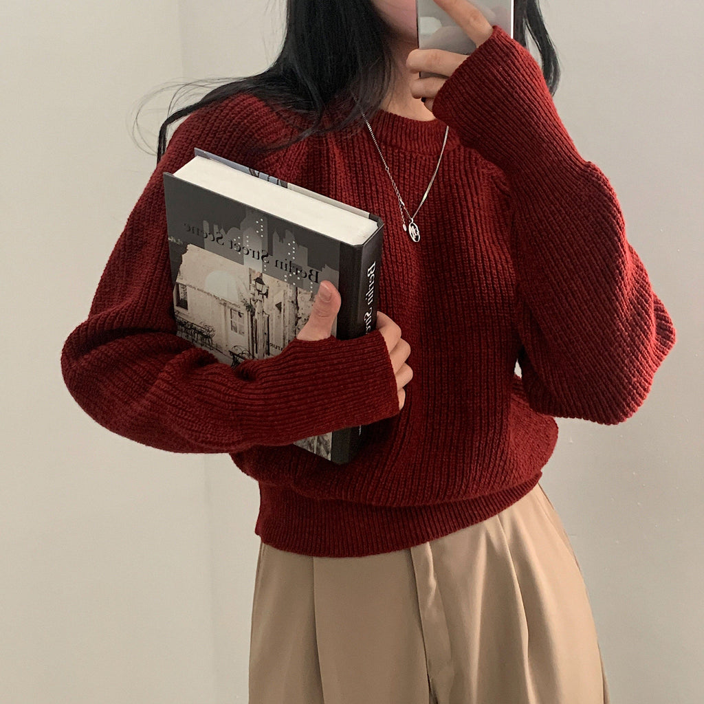 【🍷Christmas &amp; New Year PICK】Warmer Crop Knit 
