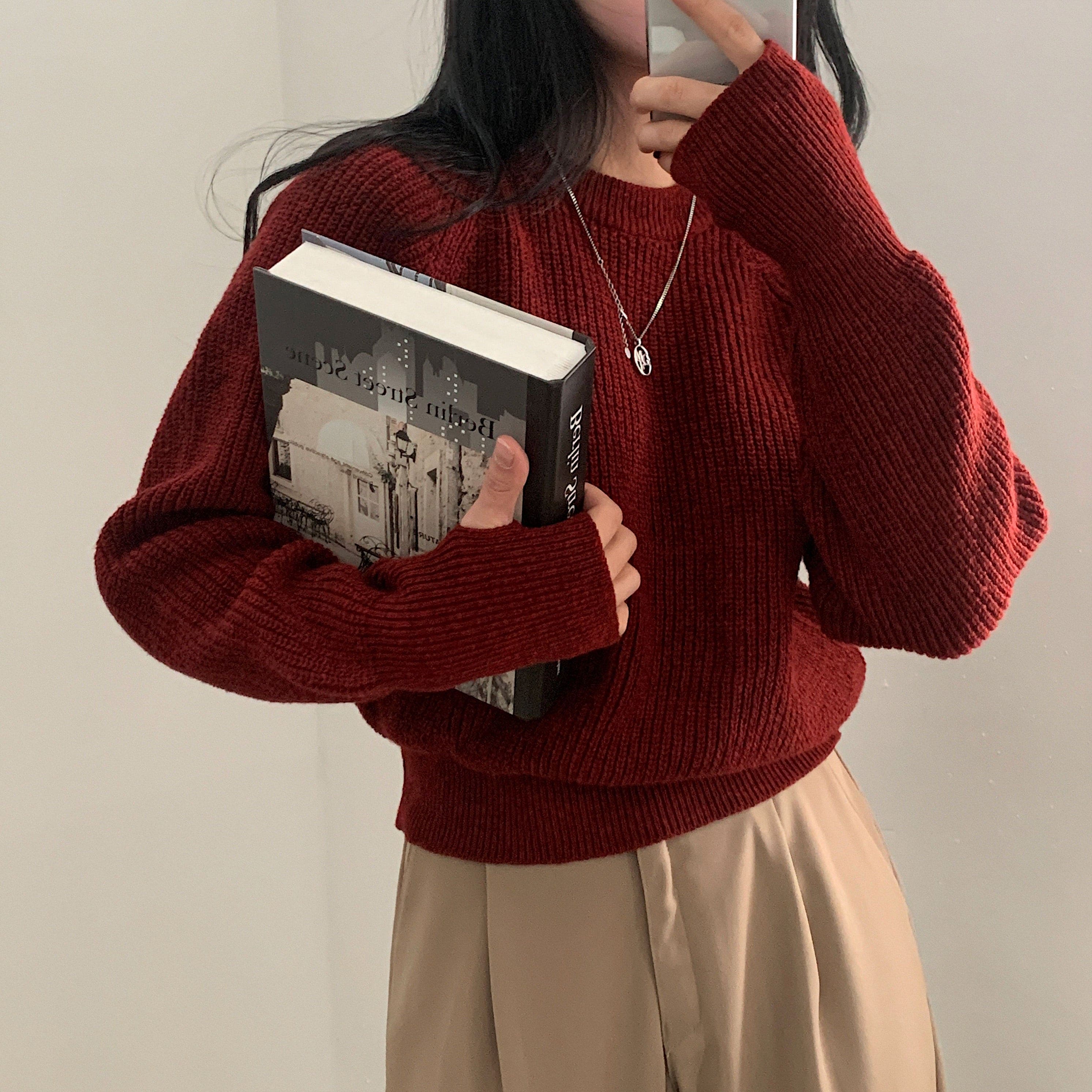 【🍷Christmas &amp; New Year PICK】Warmer Crop Knit 