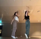 【KARINA same style】Boyfriend Wide Jeans 