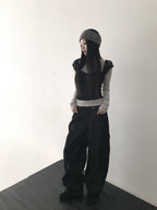 【Divine Pants Series】Cross Back Jeans 