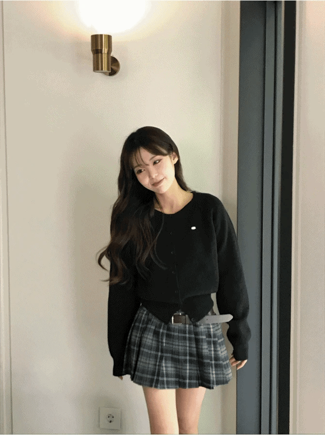 【🩶Daily】Label Cardigan 