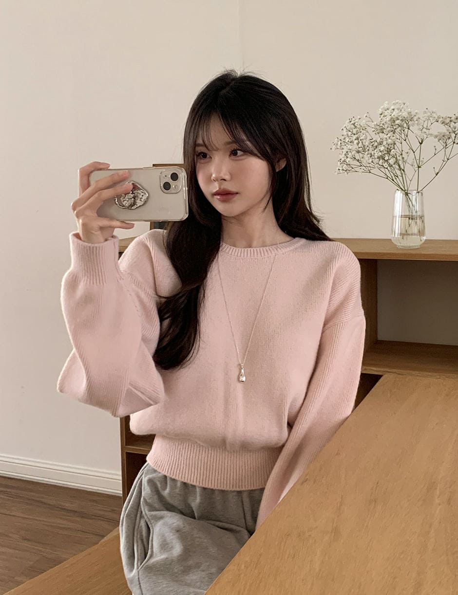 【🌸Spring Daily Life】Loose Sakura Knit 