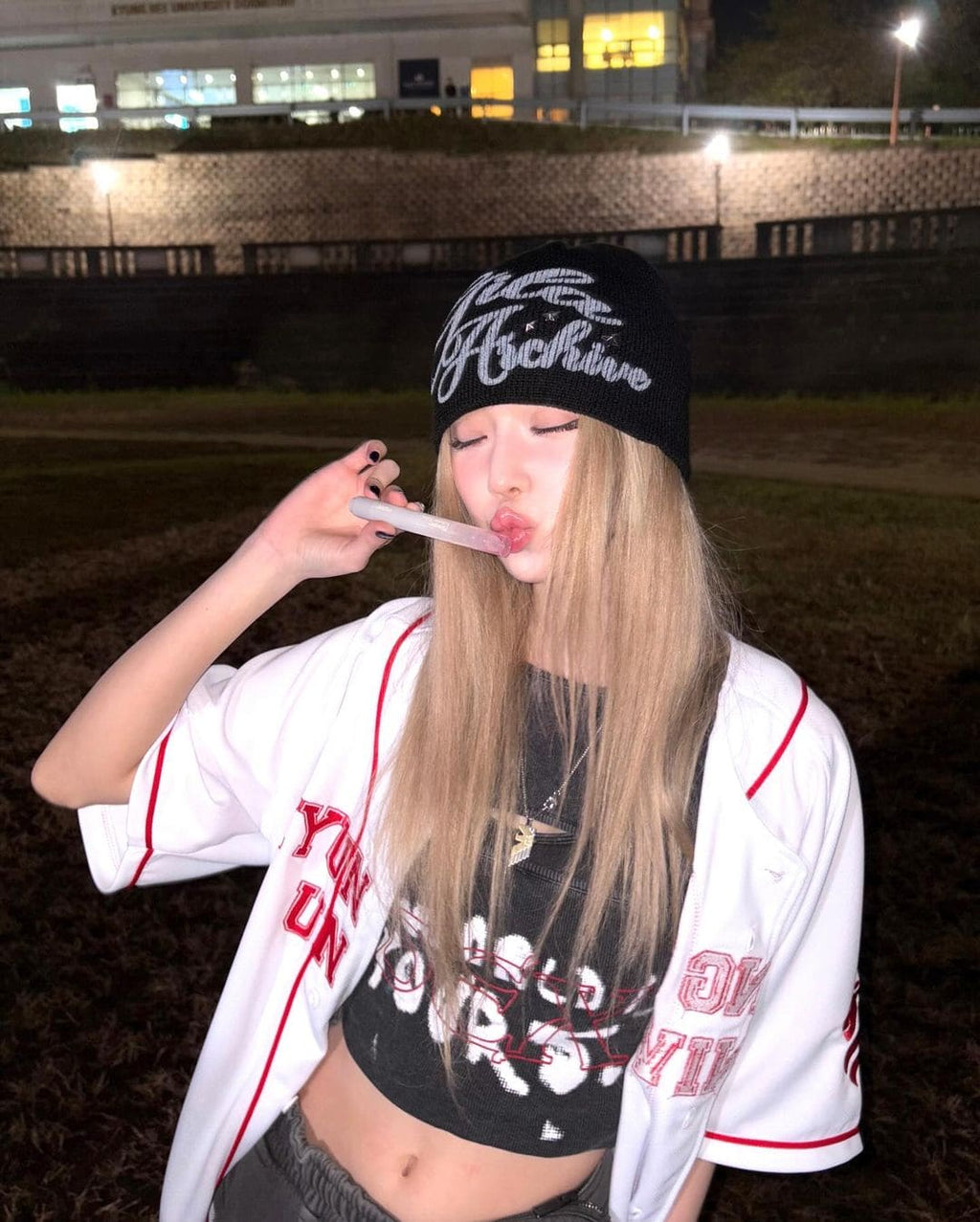 【🖤WINTER same style】LETTERING LOGO BEANIE 