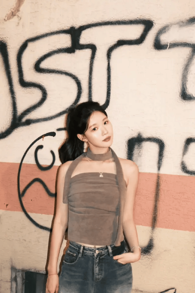 【y2k vibe】Serenity Scarf Top Set