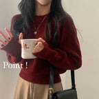 【🍷Christmas &amp; New Year PICK】Warmer Crop Knit 