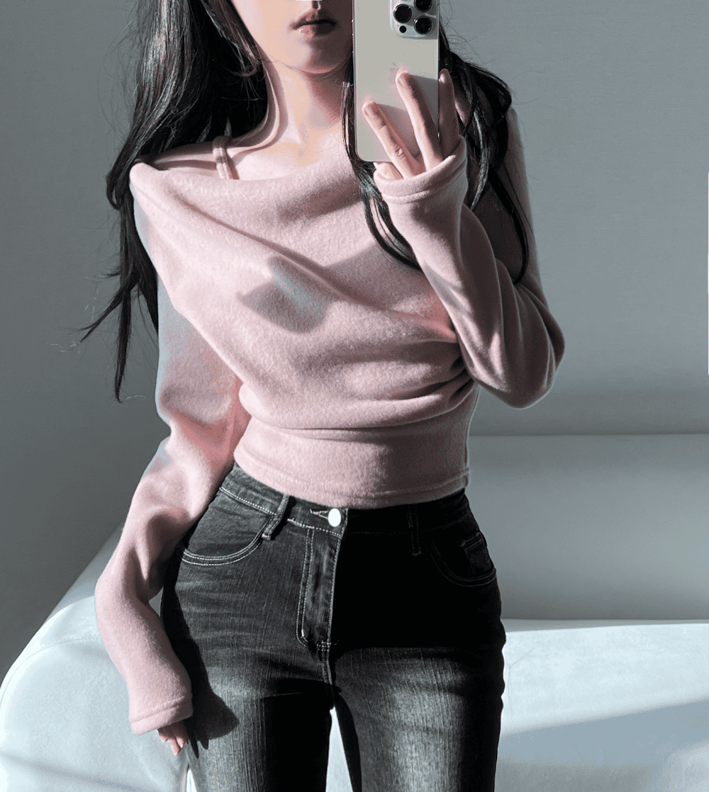 【🌸Spring Fresh Style】Drape Fleece Top 