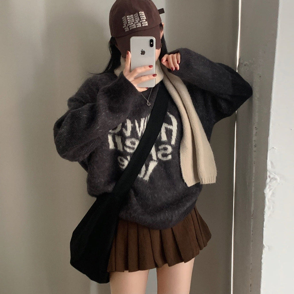 【Soft and Thick】How To Spell Love Knit 