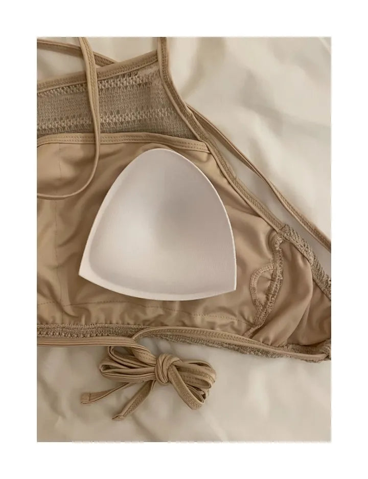 【Elegant and Sweet】Crochet Skirt Bikini 