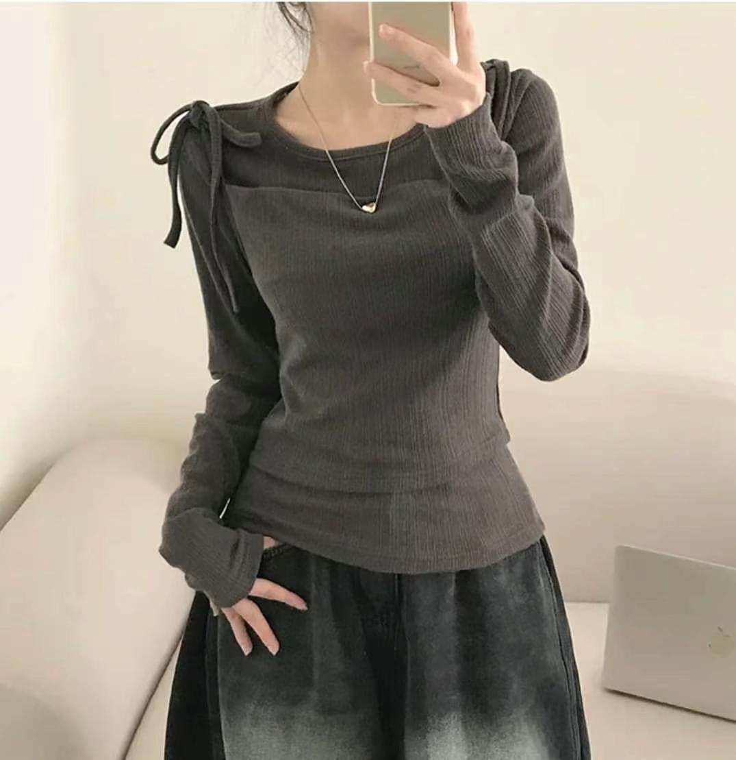 【🤎y2k vibe】Layered Top Set 