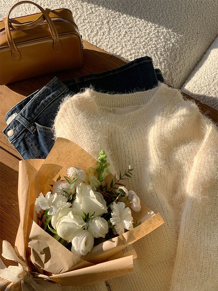 【🍷Christmas &amp; New Year PICK】Sweet Fluffy Knit