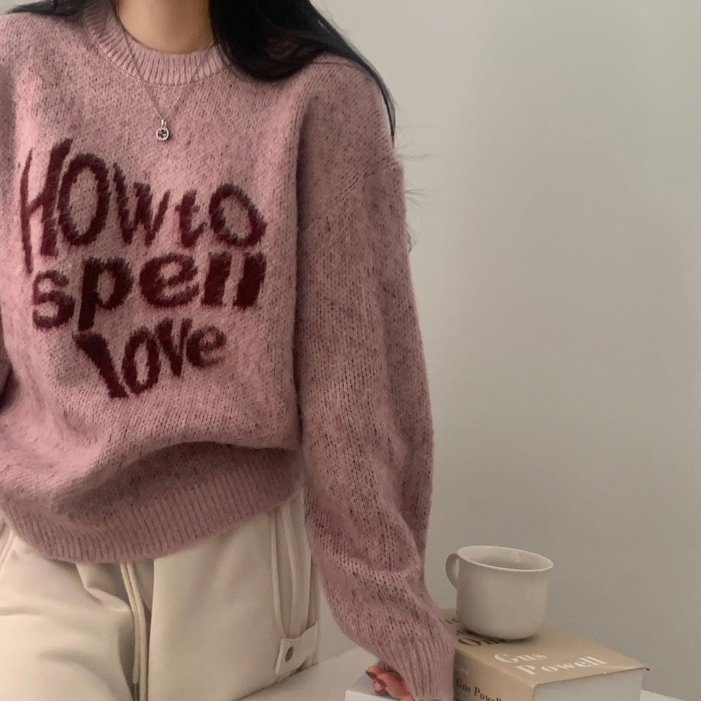 【Soft and Thick】How To Spell Love Knit 