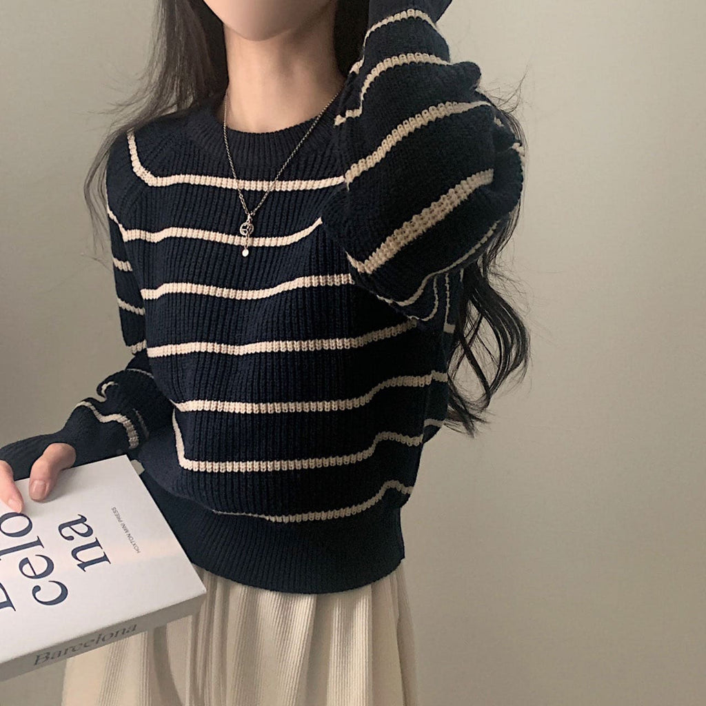 【🍷Christmas &amp; New Year PICK】Striped Warm Loose Knit Sweater 