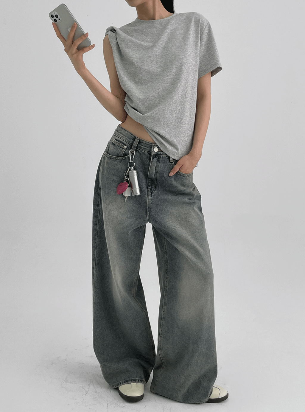 【Y2K Vibe】Cool Wide Jeans