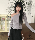 【🩶Easy and versatile】Ribbon Top 