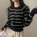 【🍷Christmas &amp; New Year PICK】Striped Warm Loose Knit Sweater 