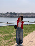 【Y2K Vibe】Cool Wide Jeans