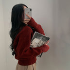 【🍷Christmas &amp; New Year PICK】Warmer Crop Knit 